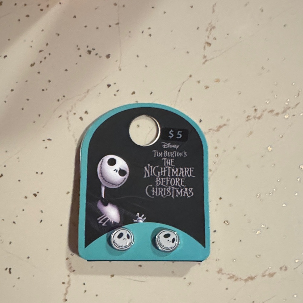 Disney The Nightmare Before Christmas Earrings - Black and White